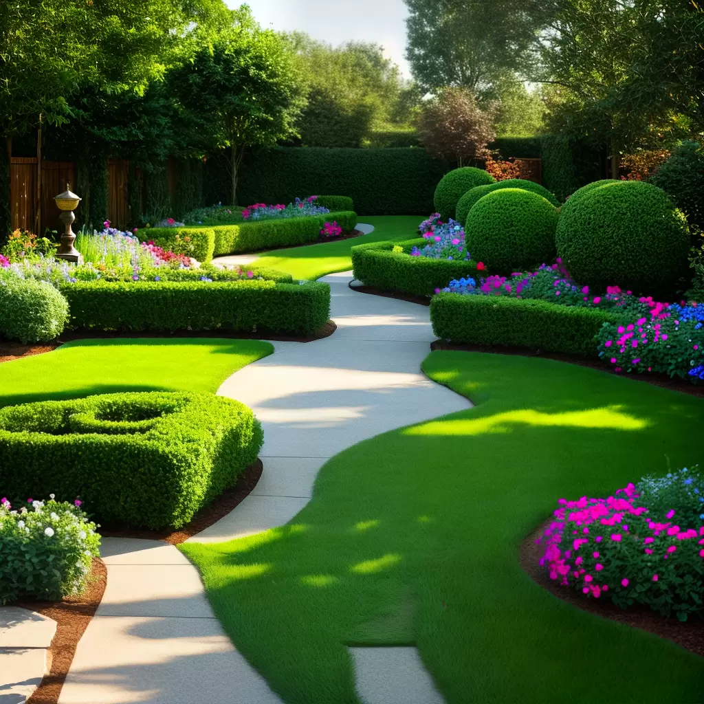 Fotos jardim formas caminho texturas cores