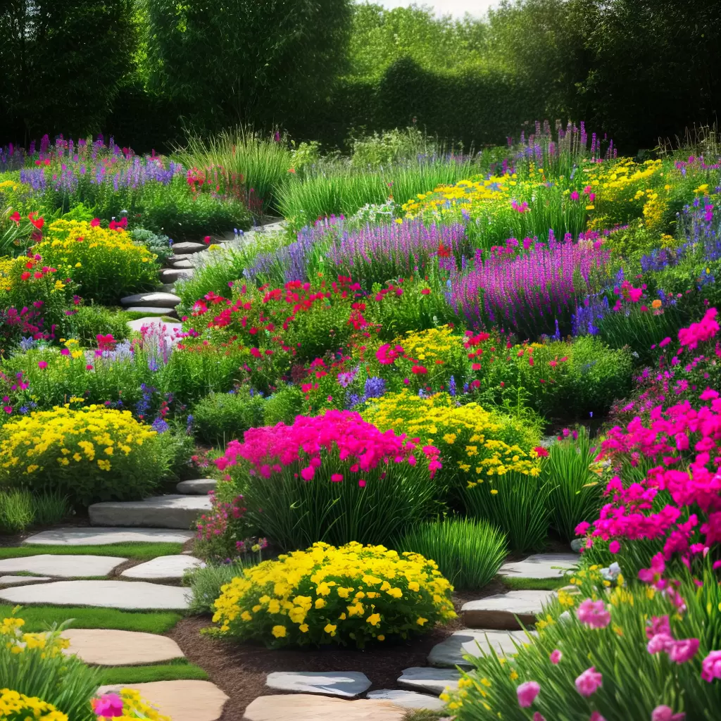 Fotos jardim colorido solo saudavel paisagismo