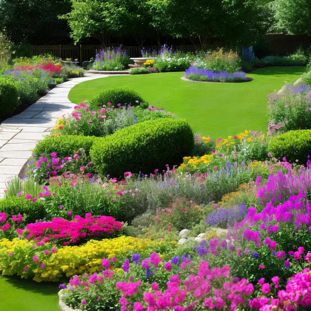 Fotos jardim acessivel idosos caminhos flores ervas