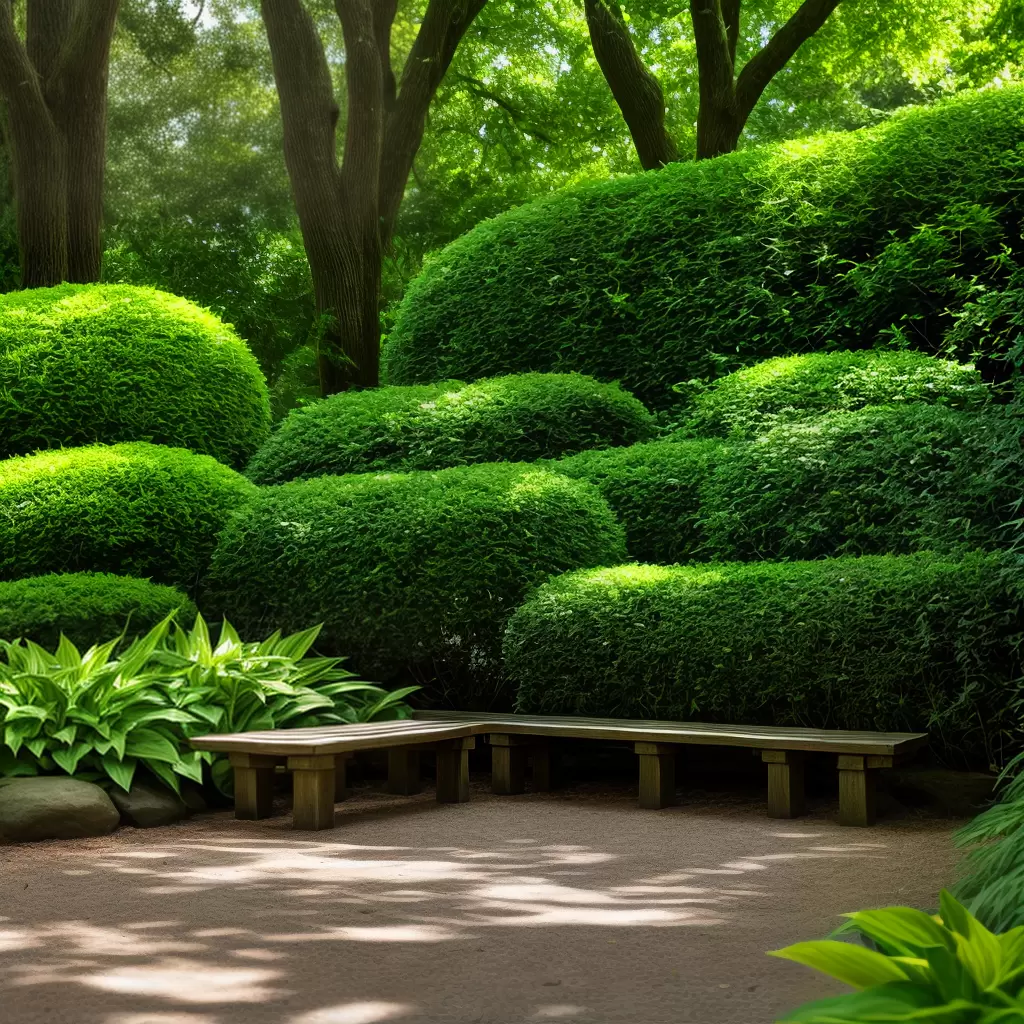 Fotos jardim sombra plantas fernhost banco
