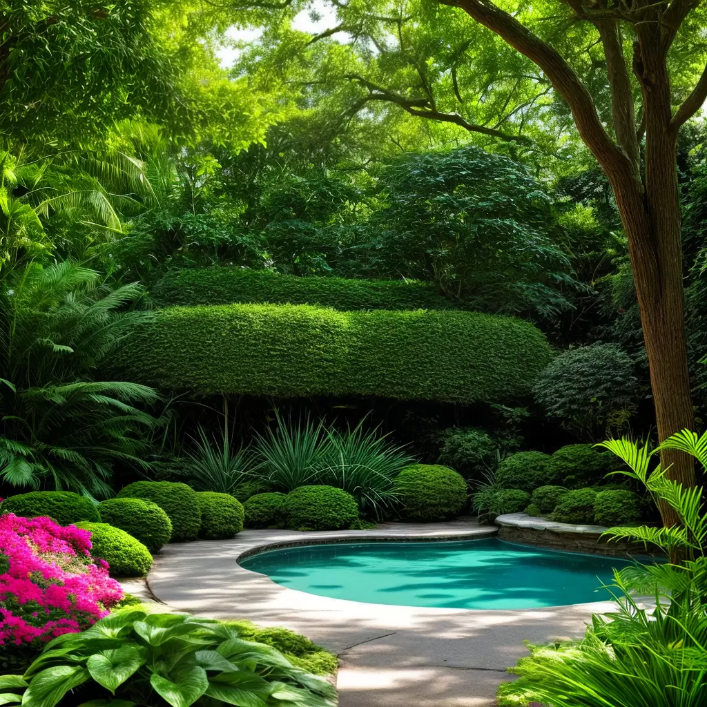 Fotos jardim sombra plantas fern hosta impatiens