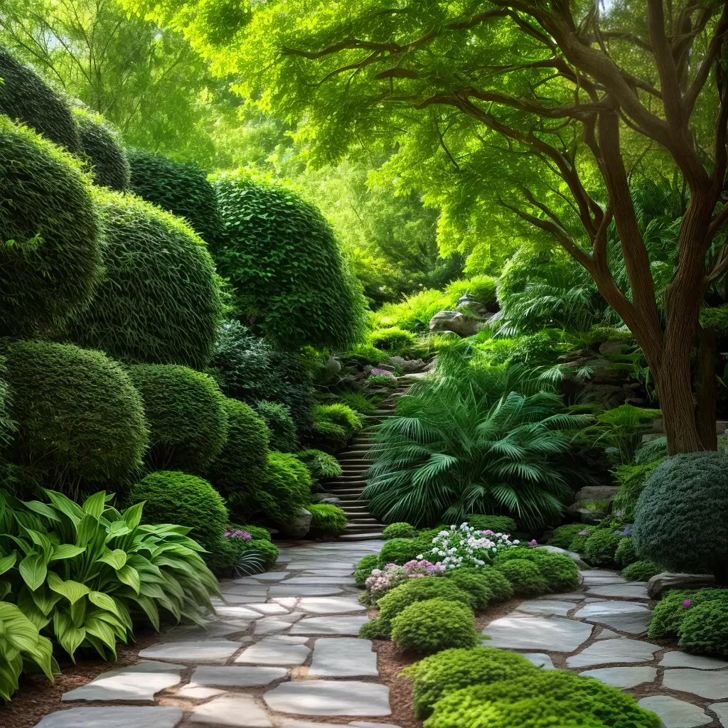 Fotos jardim sombra plantas ferns hostas astilbes