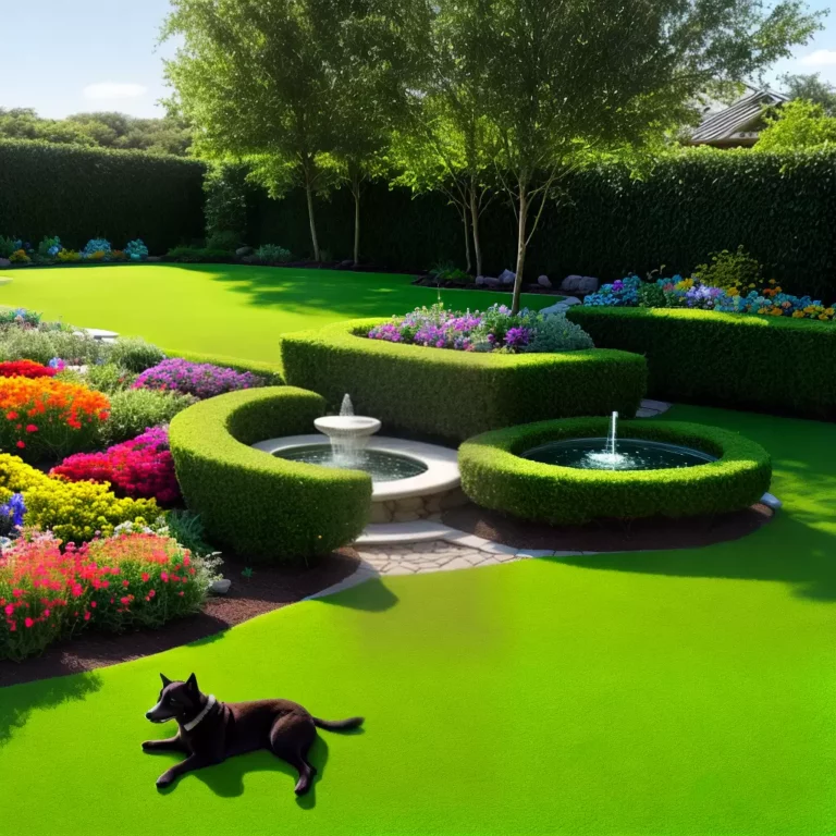 Criando um jardim para pets.