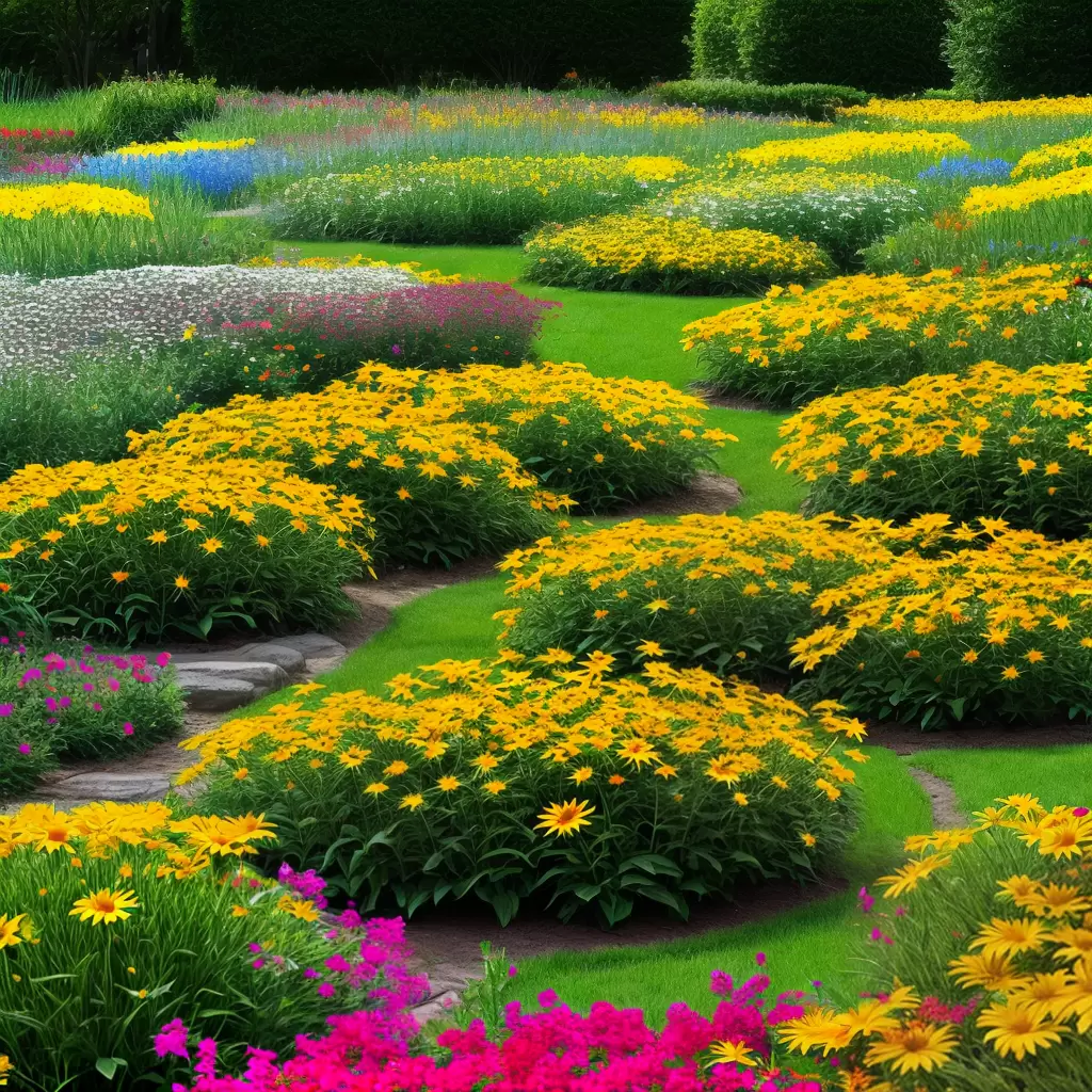Fotos jardim perene colorido coneflowers