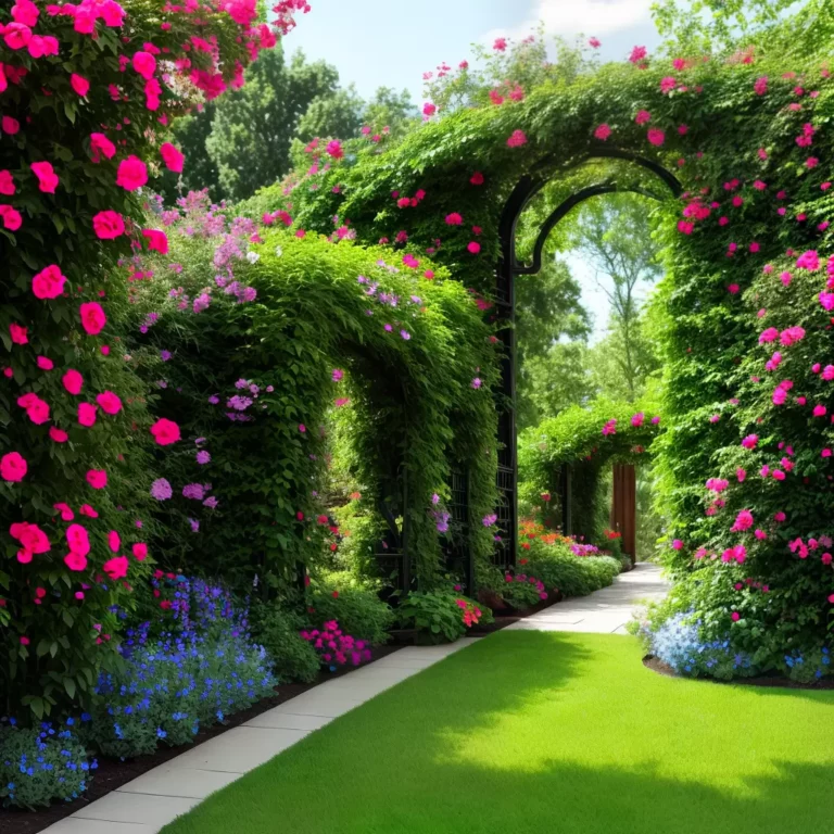 Como usar trepadeiras no design do seu jardim.