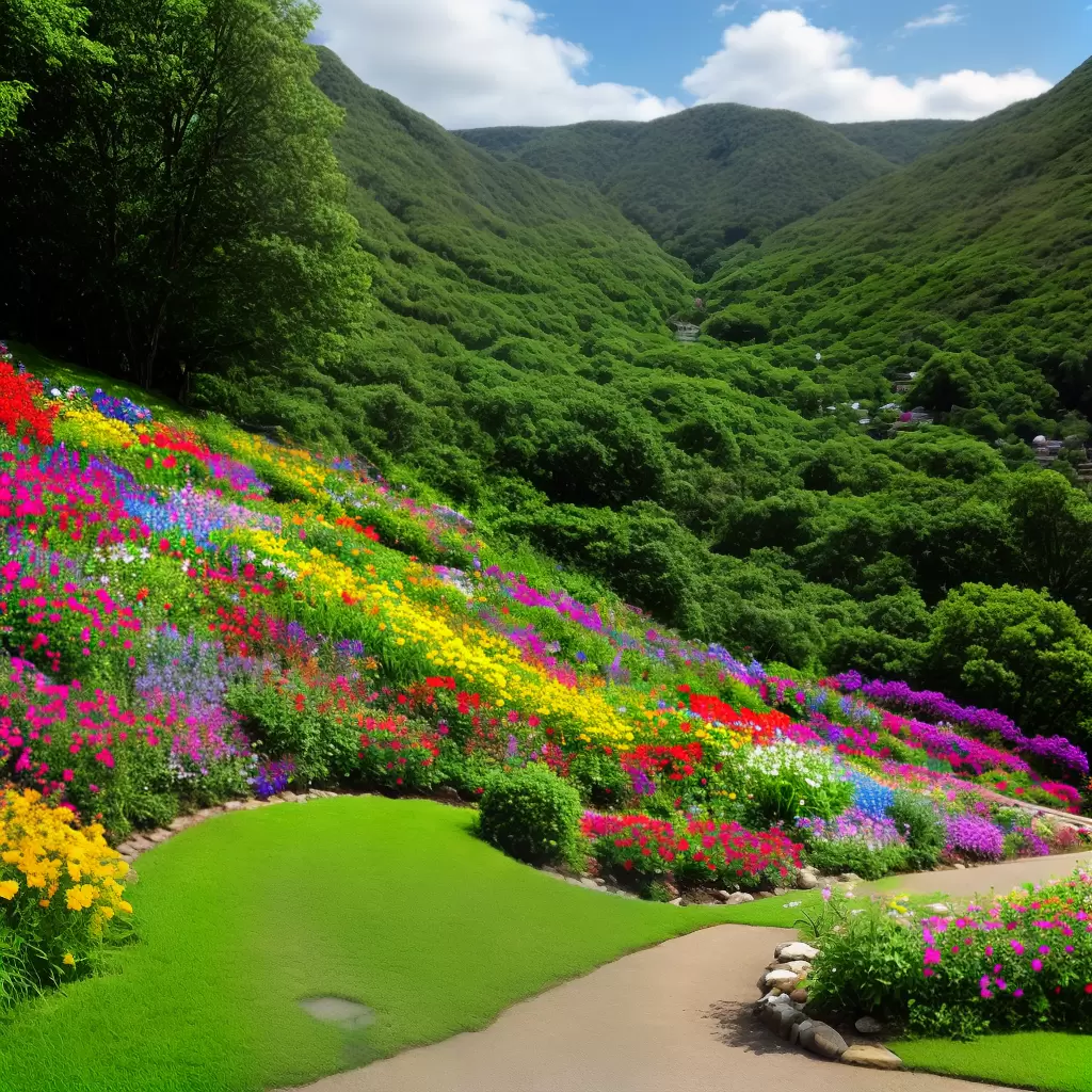 Fotos mural colorido parede natureza florido