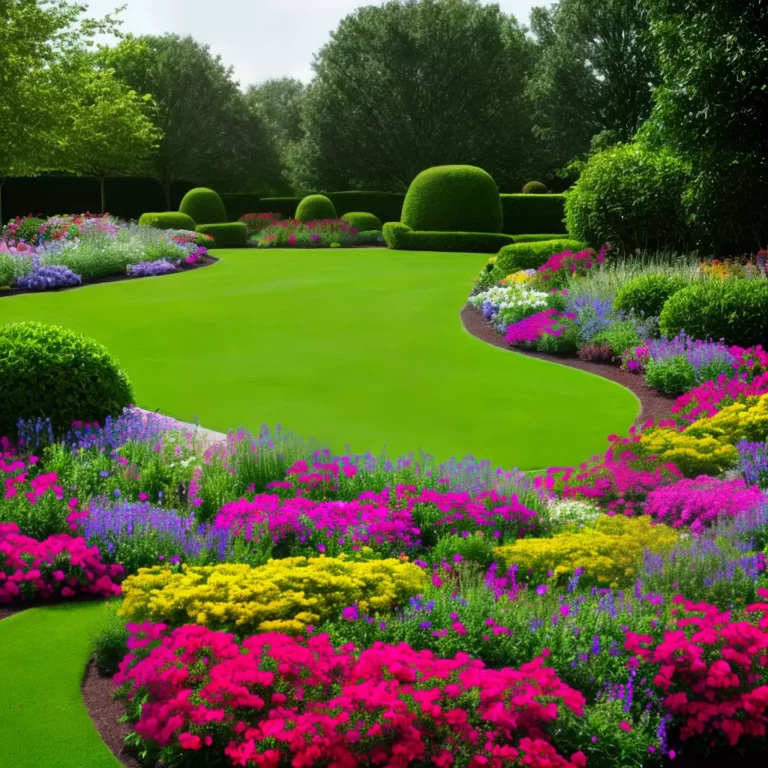 A arte de combinar plantas em paisagismo.