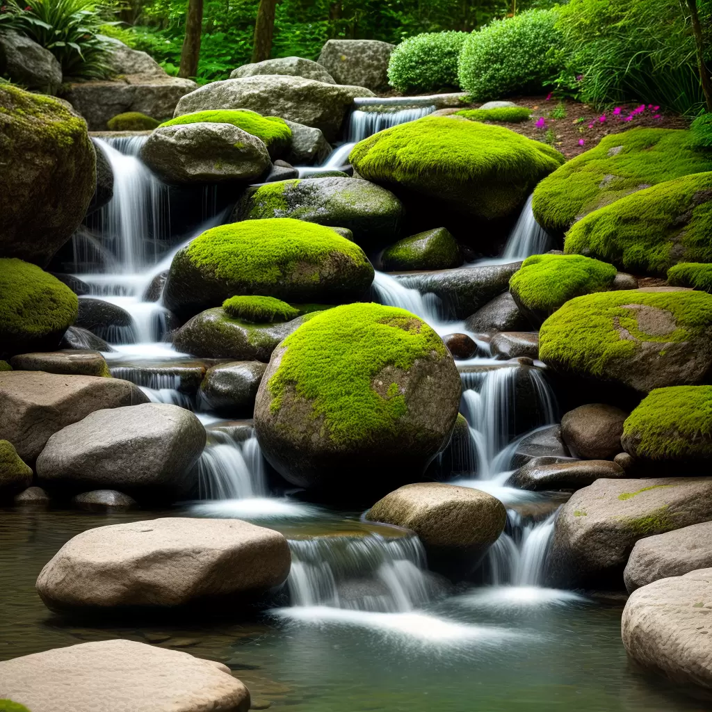 Fotos jardim rochoso queda dagua plantas