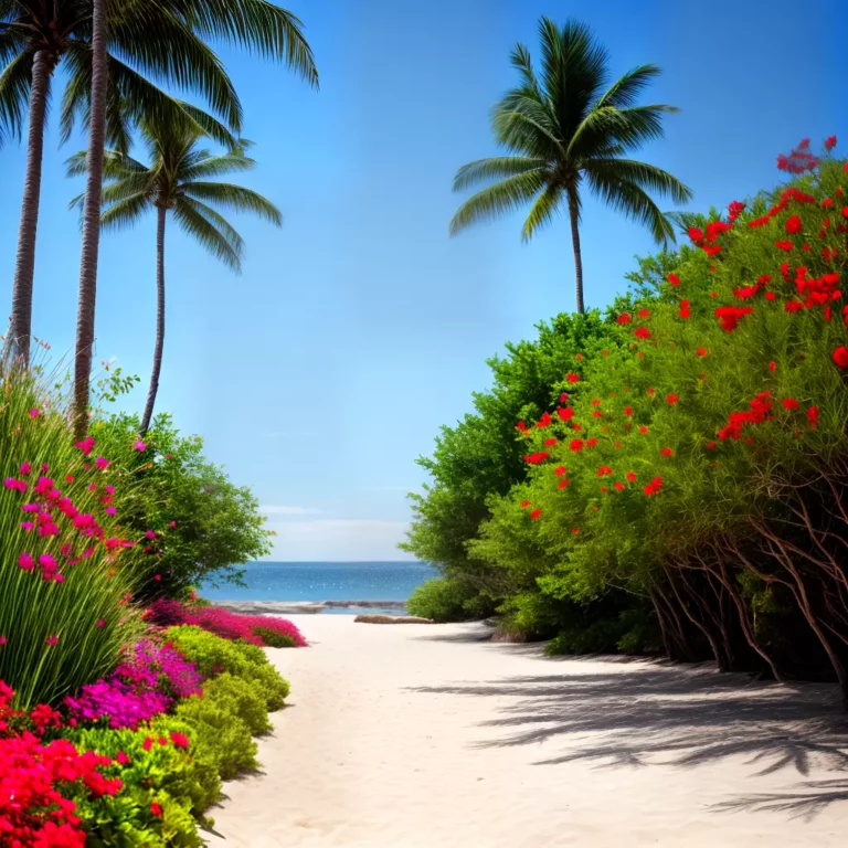 Como criar um jardim de praia.