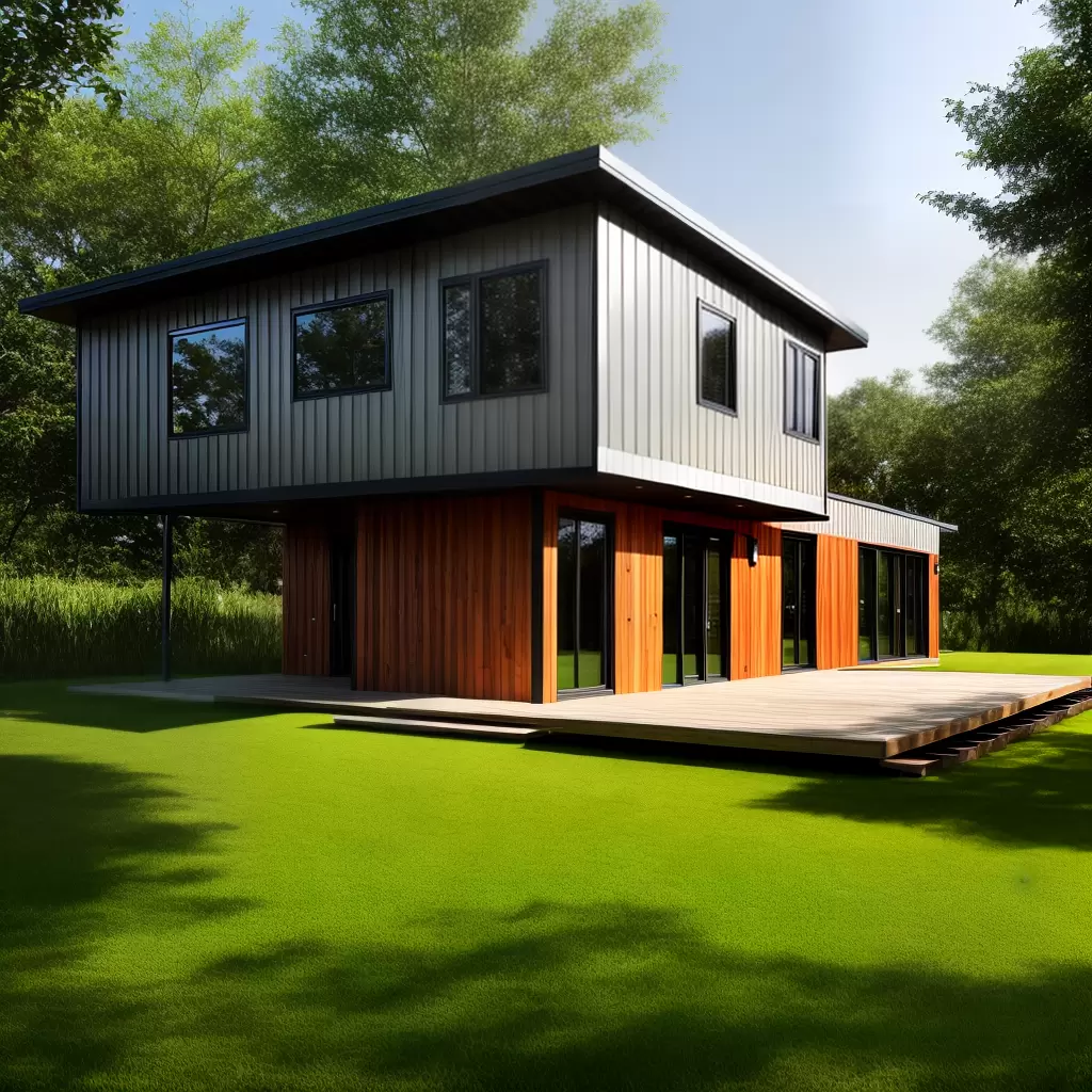 Fotos casa modular ecologica sustentavel solar 1