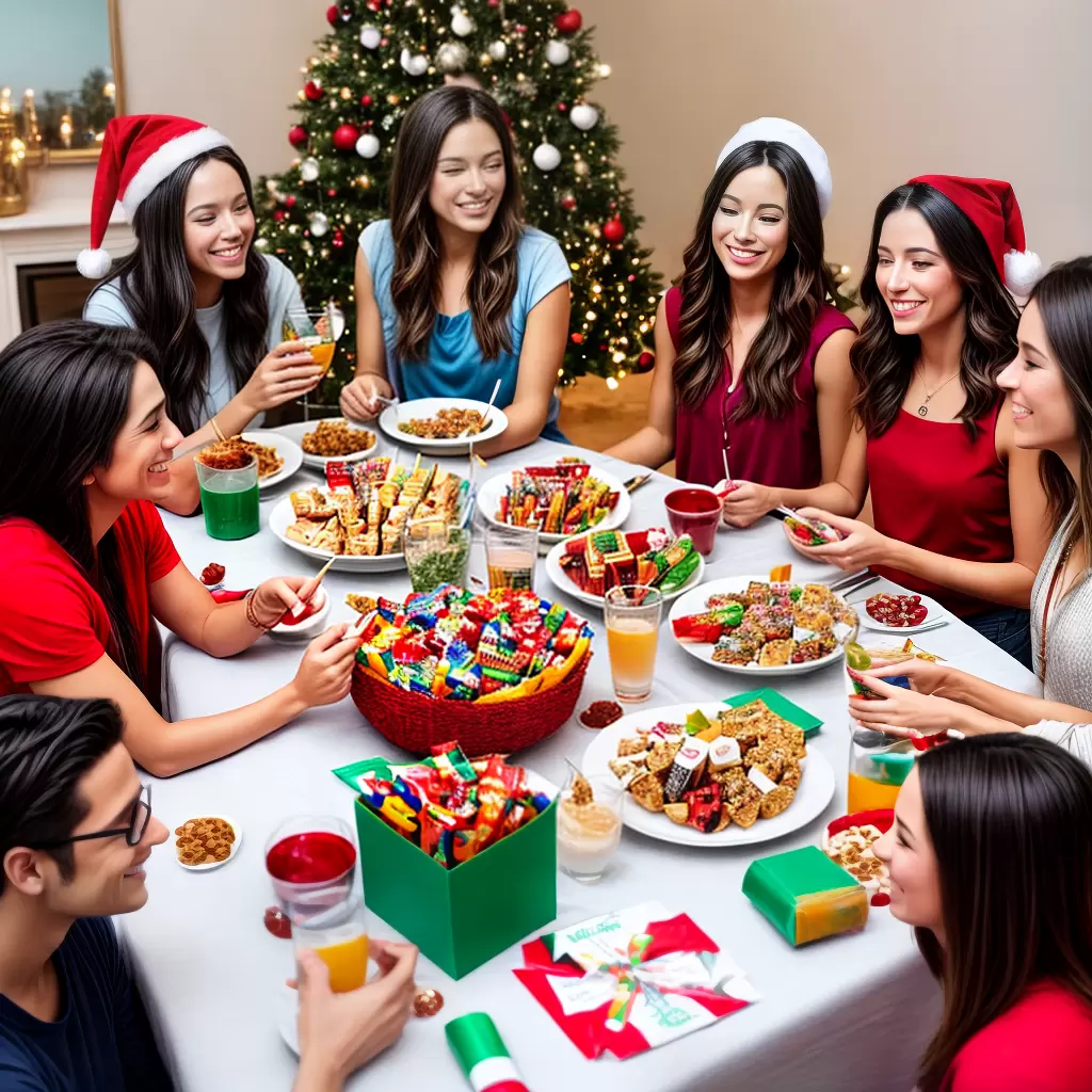 Fotos amigos ano novo celebracao mesa