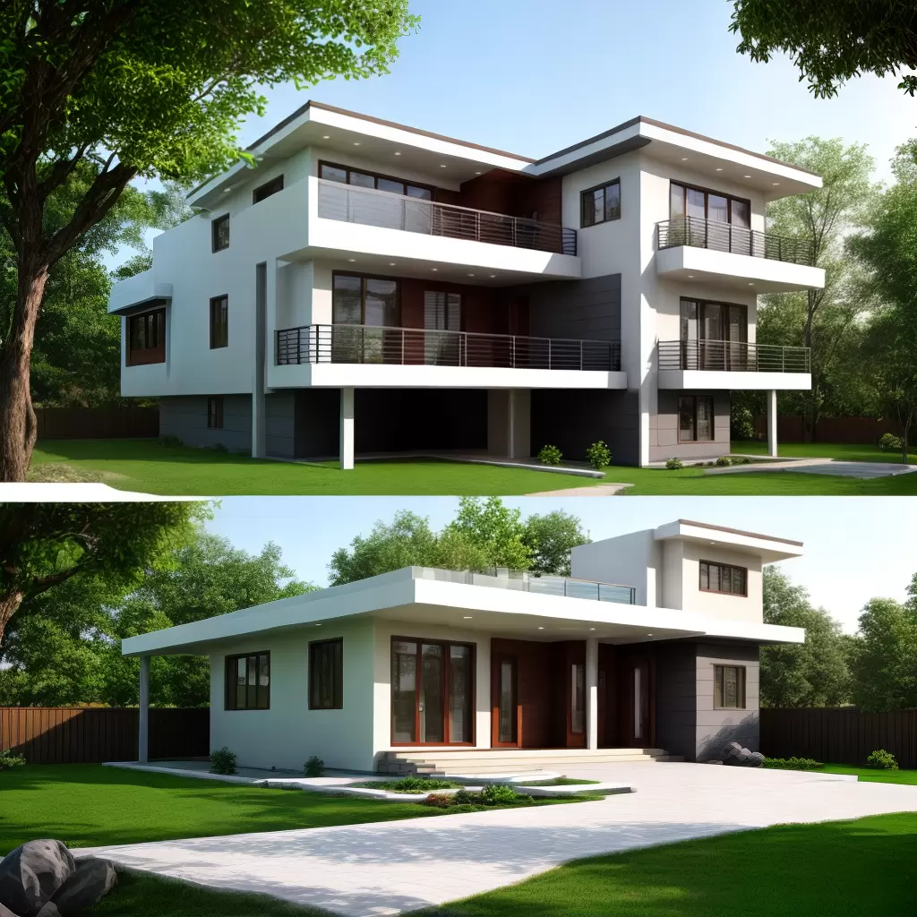 Fotos casa modular jardim deck inovadora