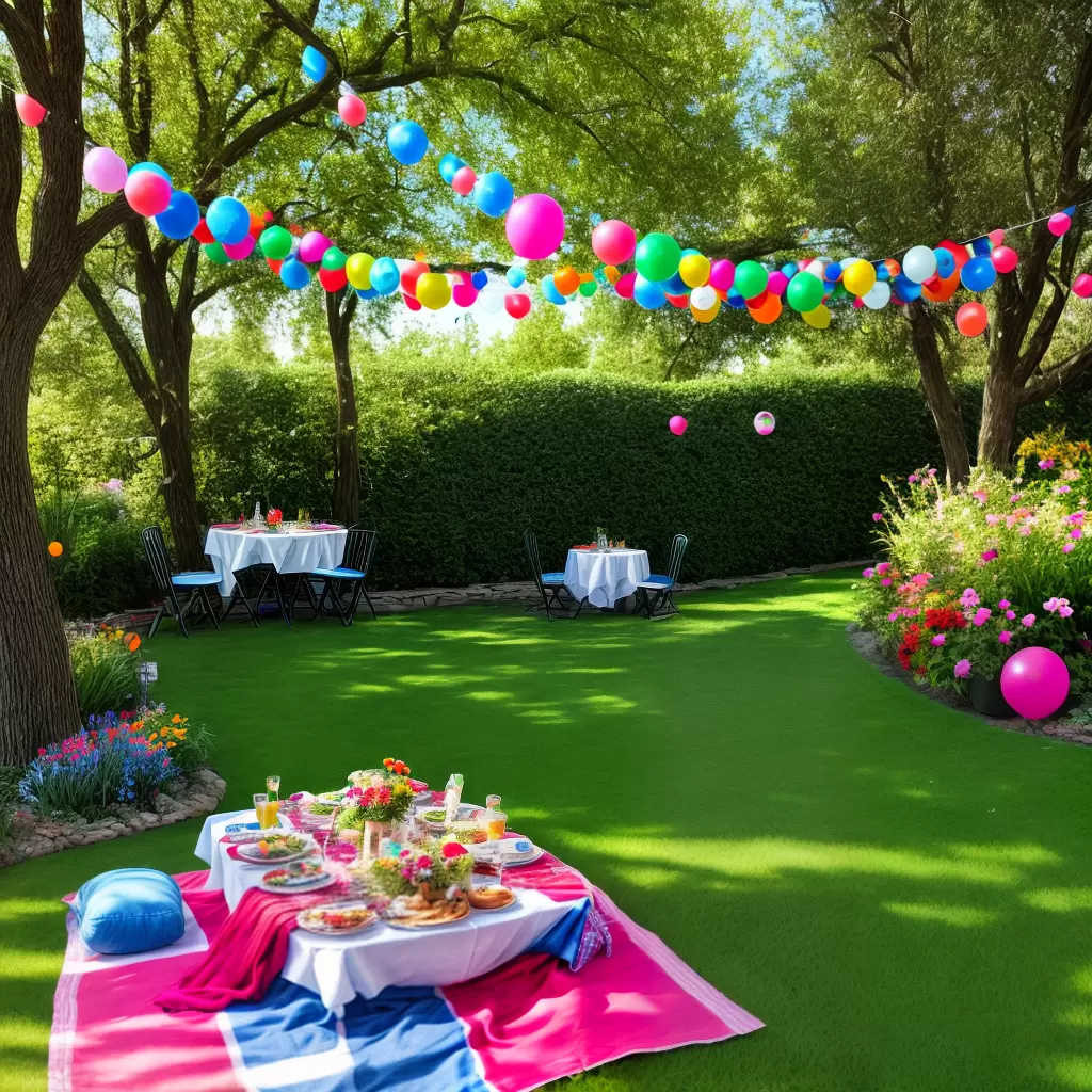 Fotos jardim colorido picnic brinquedos flores