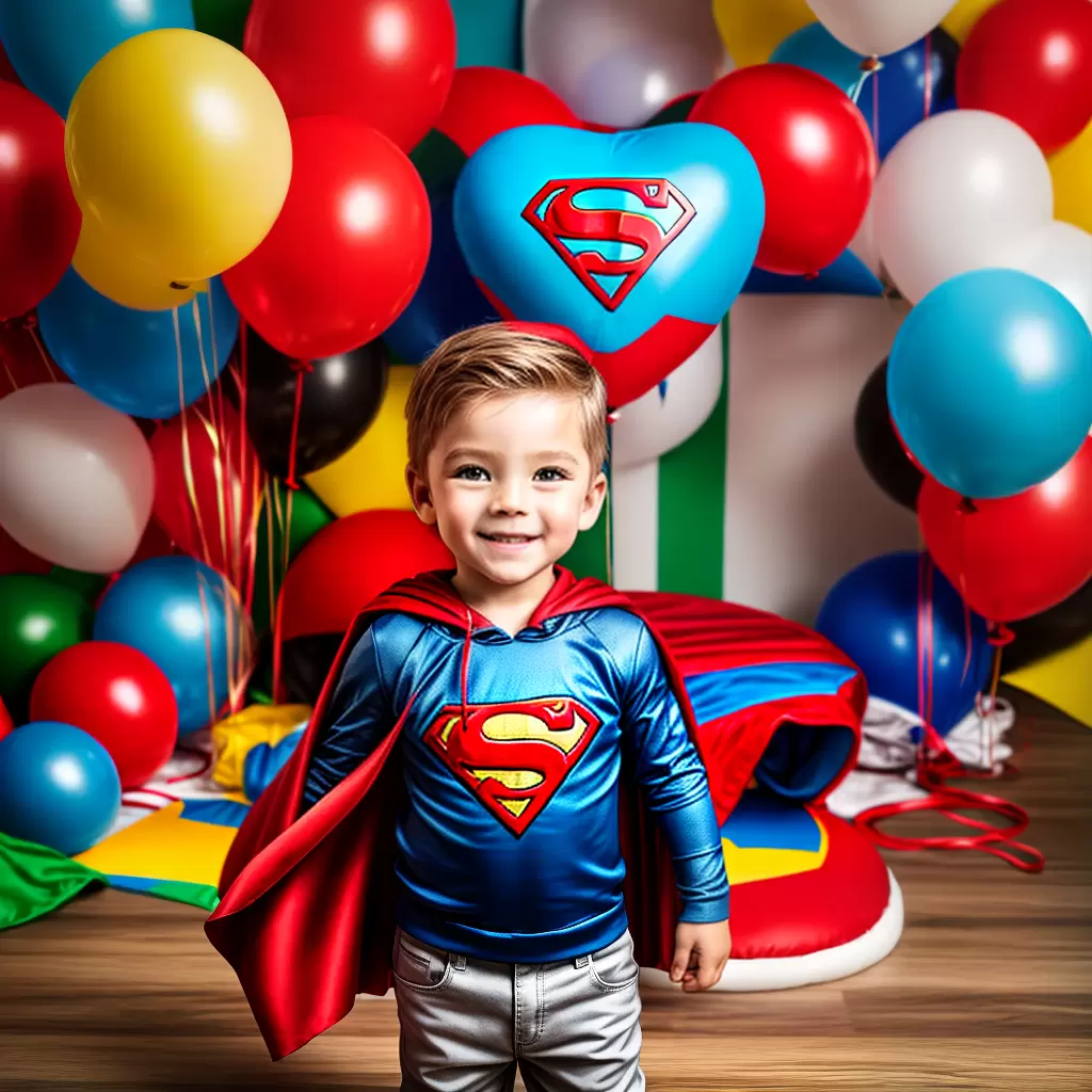 Fotos menino super heroi bolo festa
