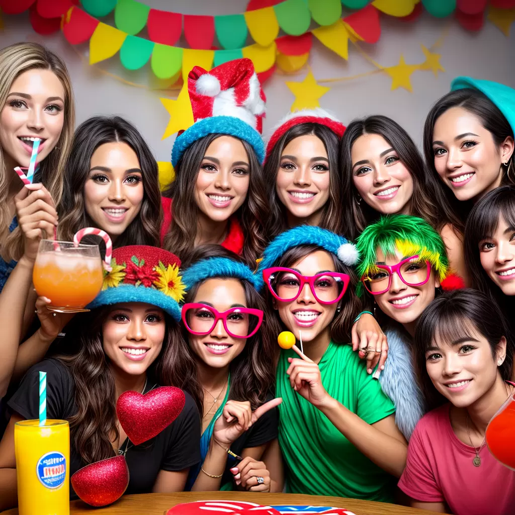 Fotos amigos mocktails jogos festa sem alcool