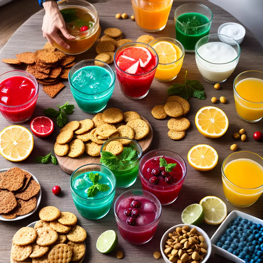 Fotos amigos jogos mocktails lanches