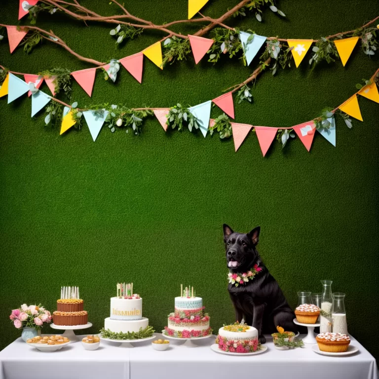 Incorporando elementos naturais na decoração do aniversário do seu pet