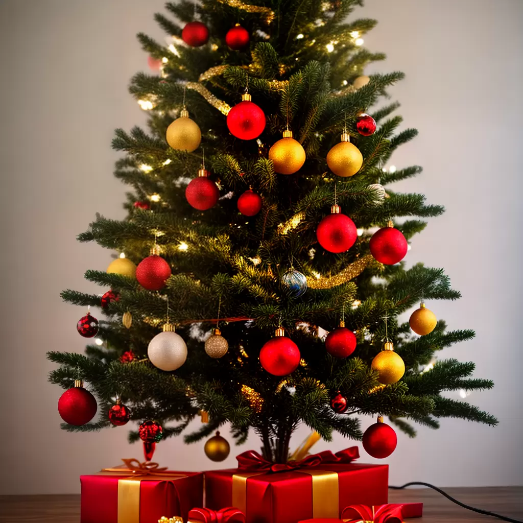 Fotos arvore natal luzes enfeites estrela