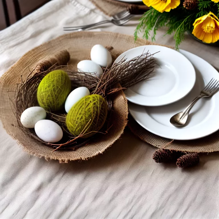 Decoração de Páscoa: Como Utilizar Elementos Naturais