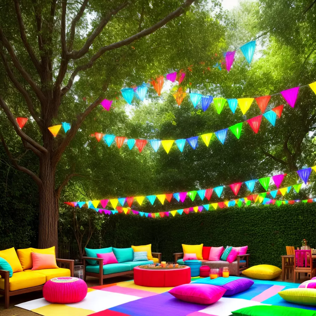Fotos festa sustentavel decoracao colorida natureza