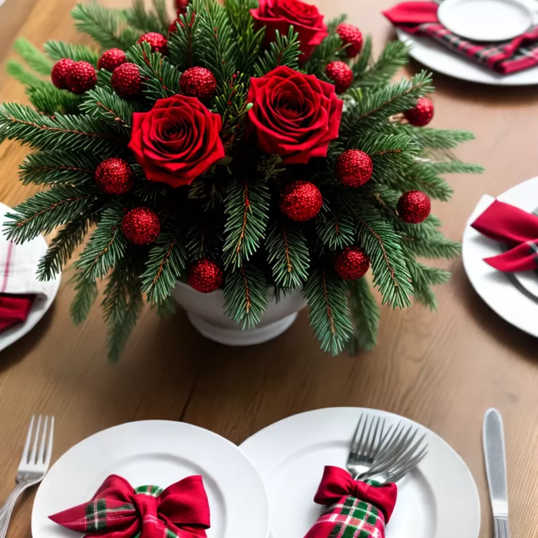 Decorações de mesa para a festa de Natal: dicas e ideias