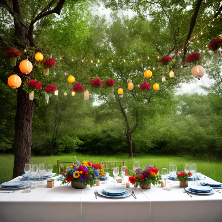 Ideias inovadoras para decoração de festas com tema sustentável