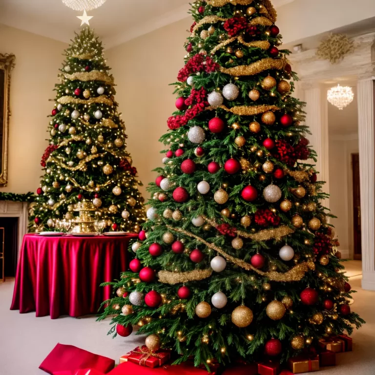 Como fazer uma decoração de Natal luxuosa para a sua festa.