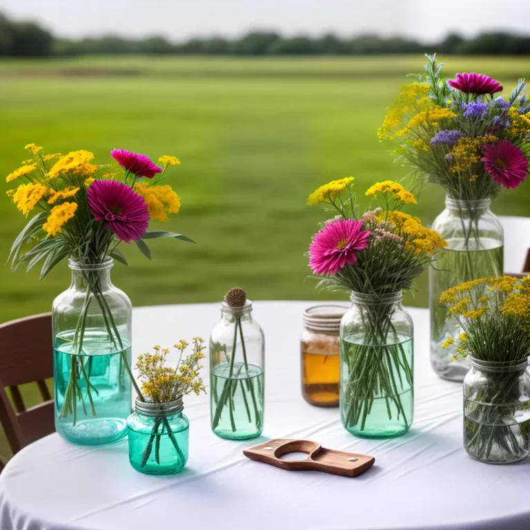 A beleza do artesanal: Decoração de festa sustentável