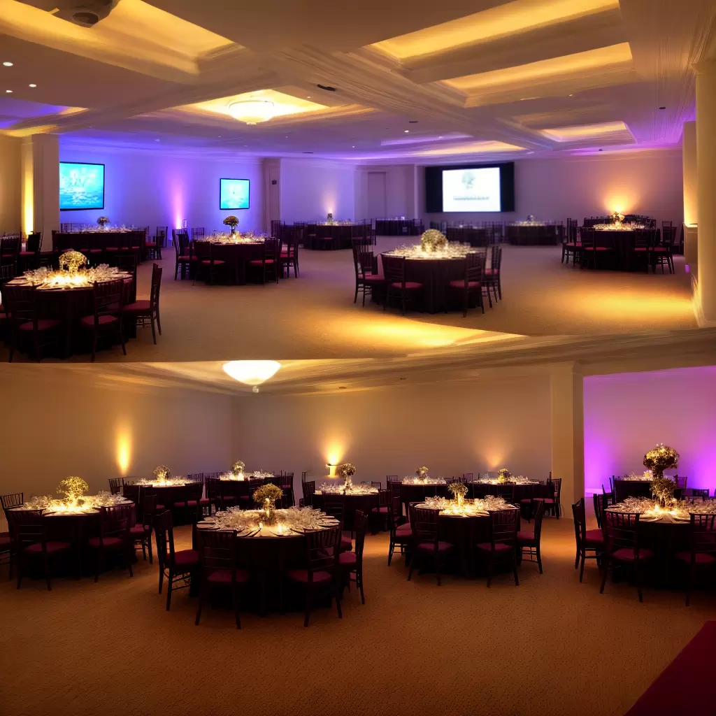 Fotos decoracao led ambiente festa