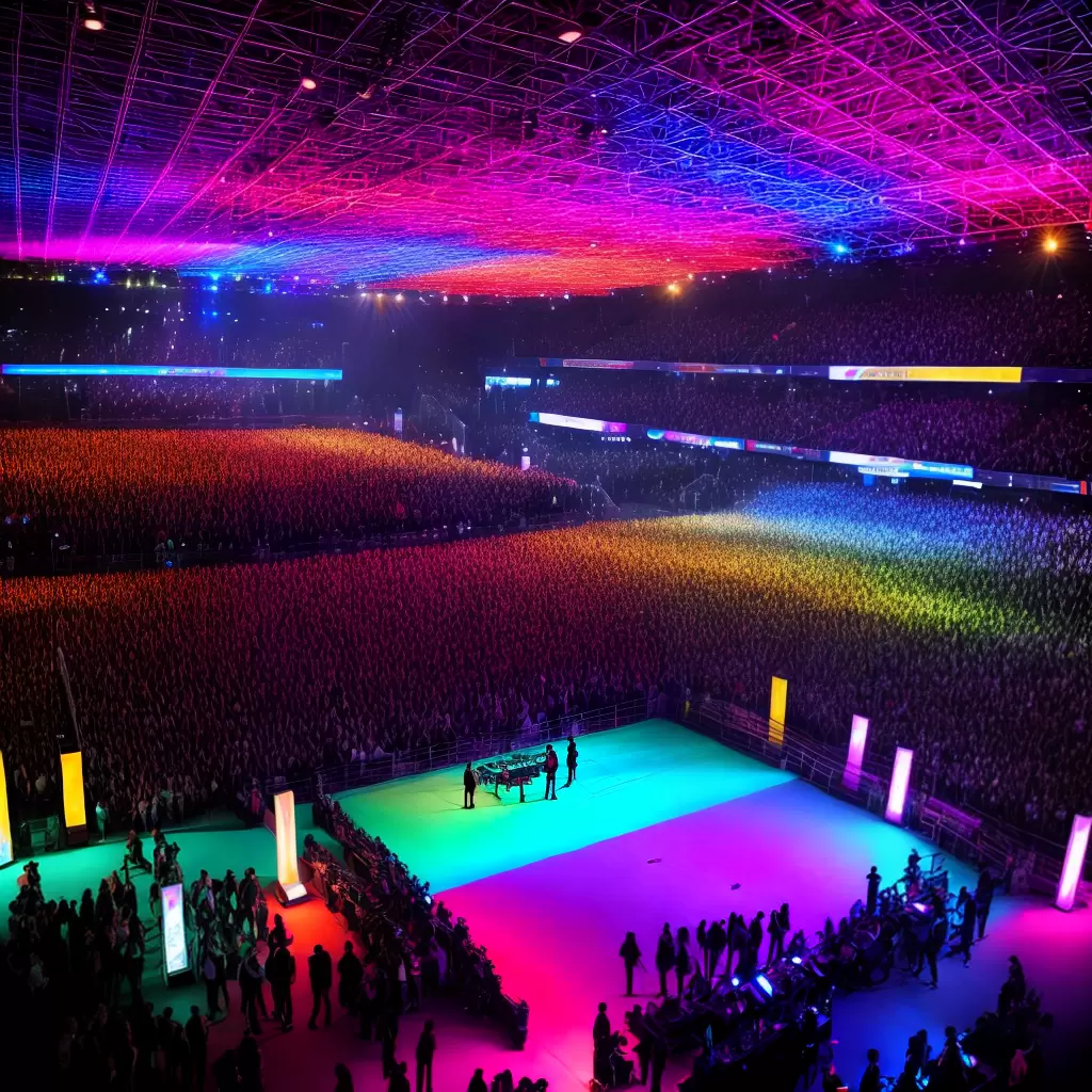 Fotos pista danca iluminada formatura festiva