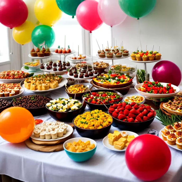 Como organizar um buffet de festa econômico