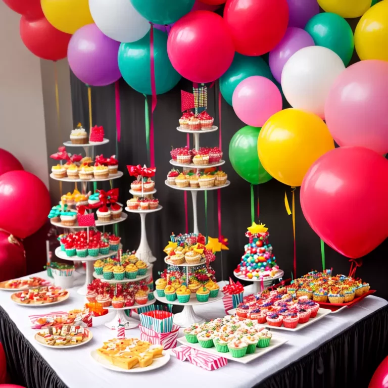 Como organizar um buffet de festa temático