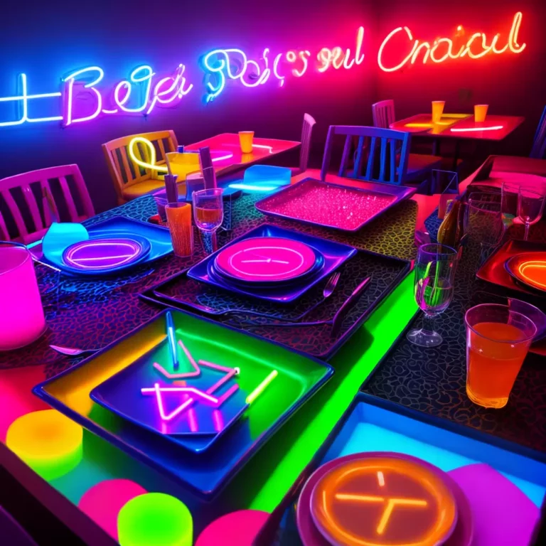 Como usar luzes de neon na decoração de festas