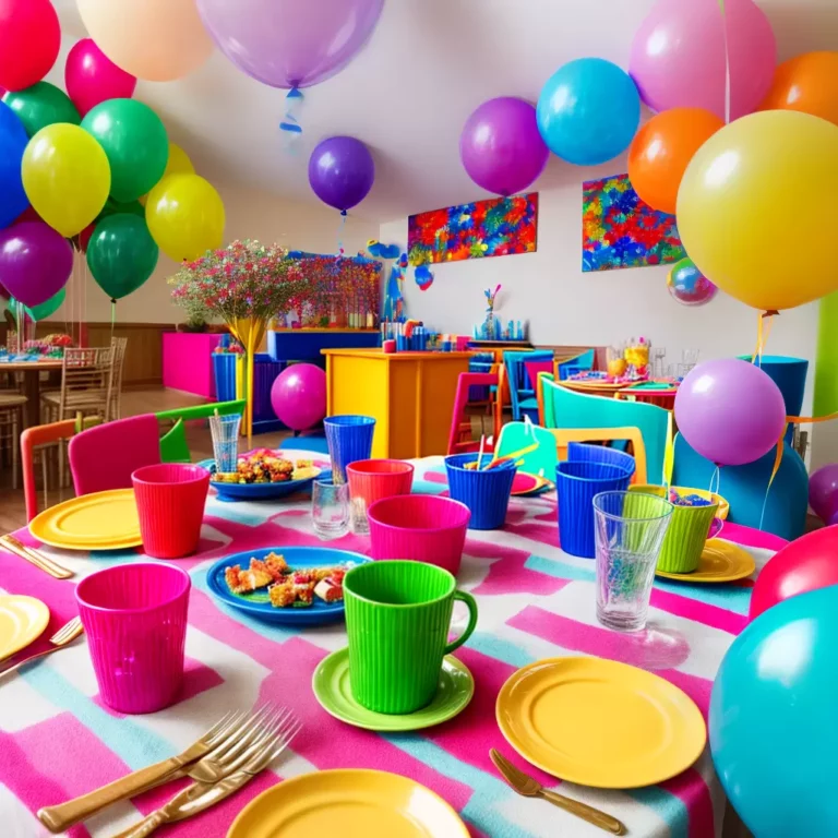 Como organizar um buffet de festa em um espaço pequeno