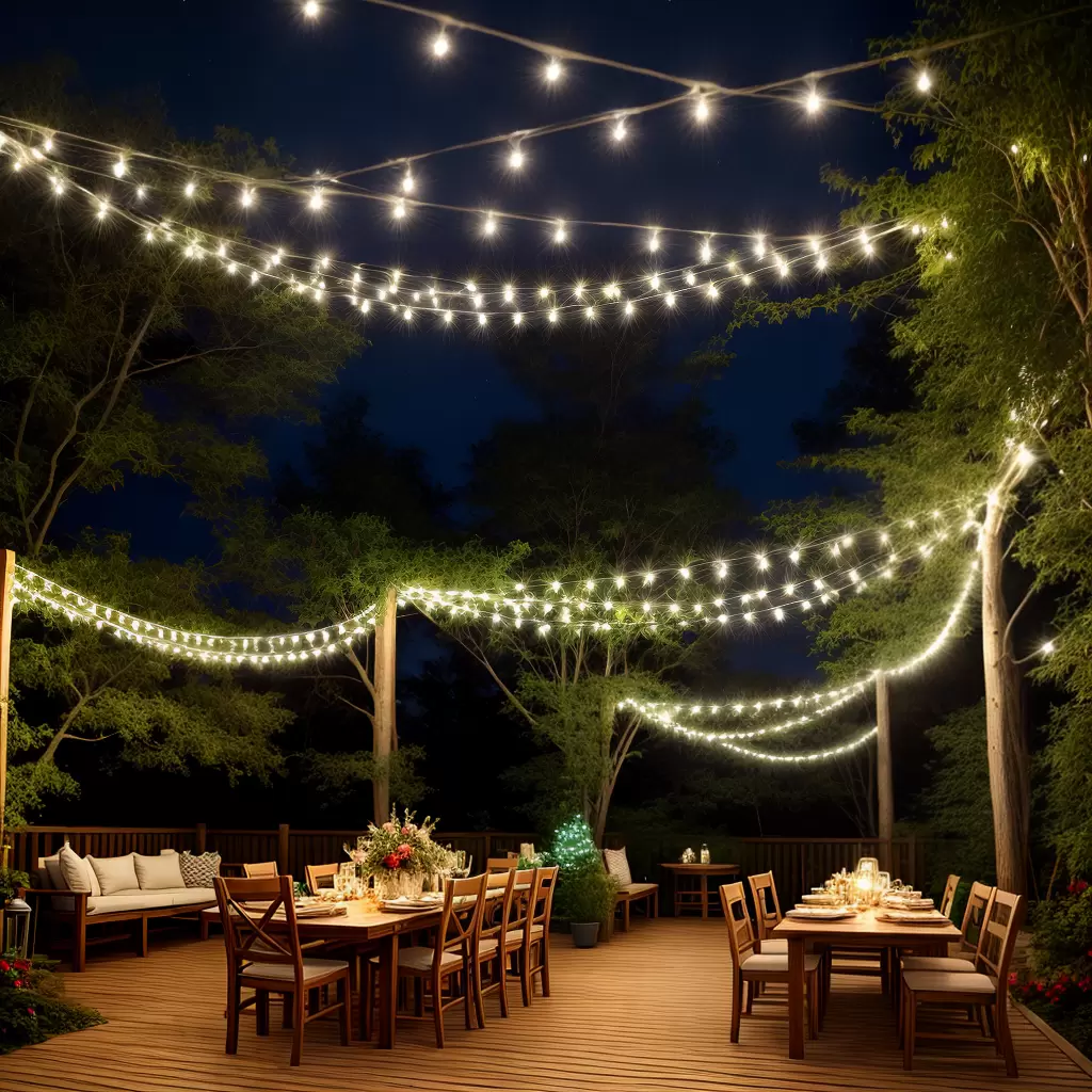 Fotos decoracao externa luzes led lanternas