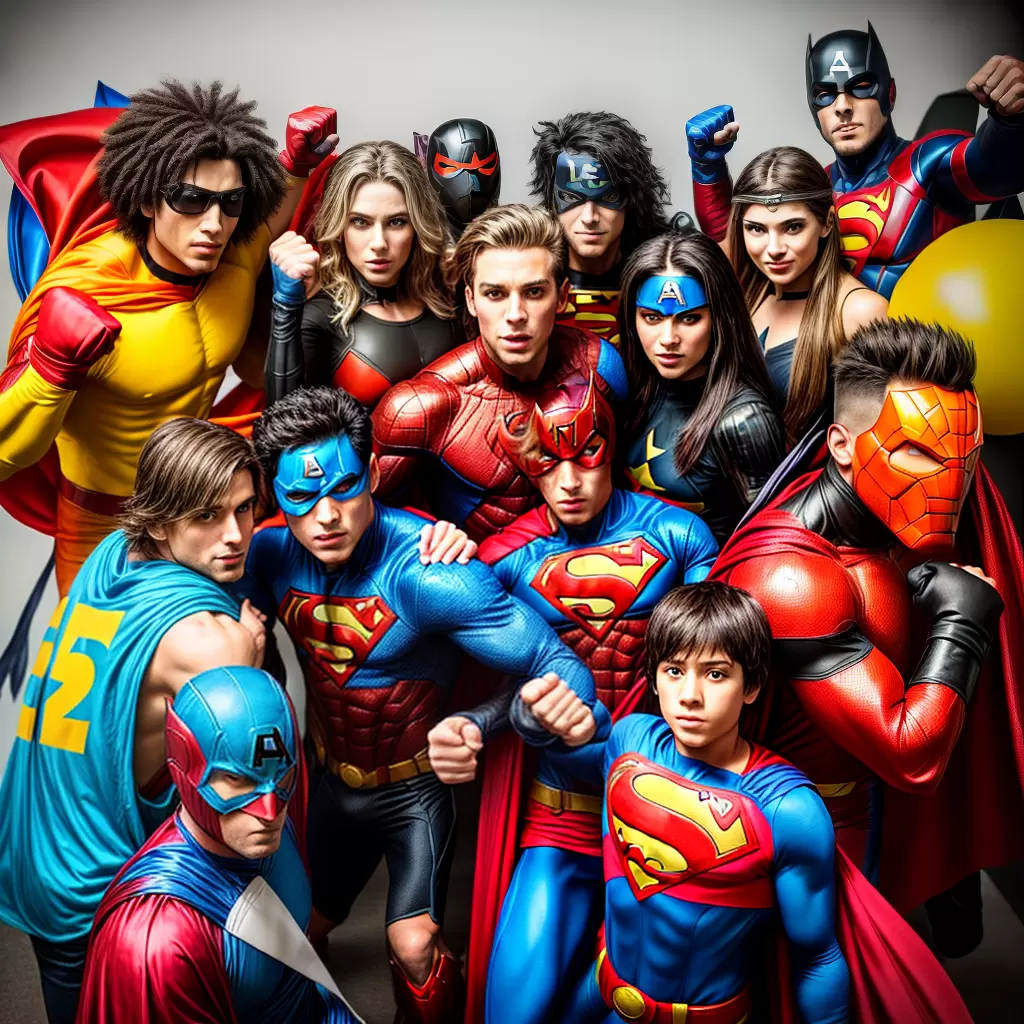 Fotos criancas super herois festa aniversario 1