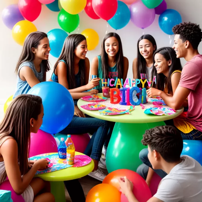 Planejando uma festa de aniversário econômica para adolescentes.