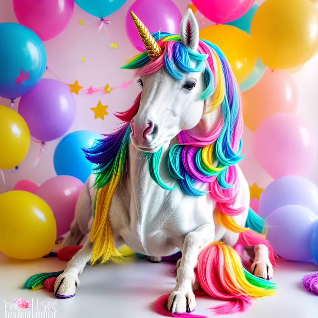 Fotos bolo unicornio arco iris festa criancas