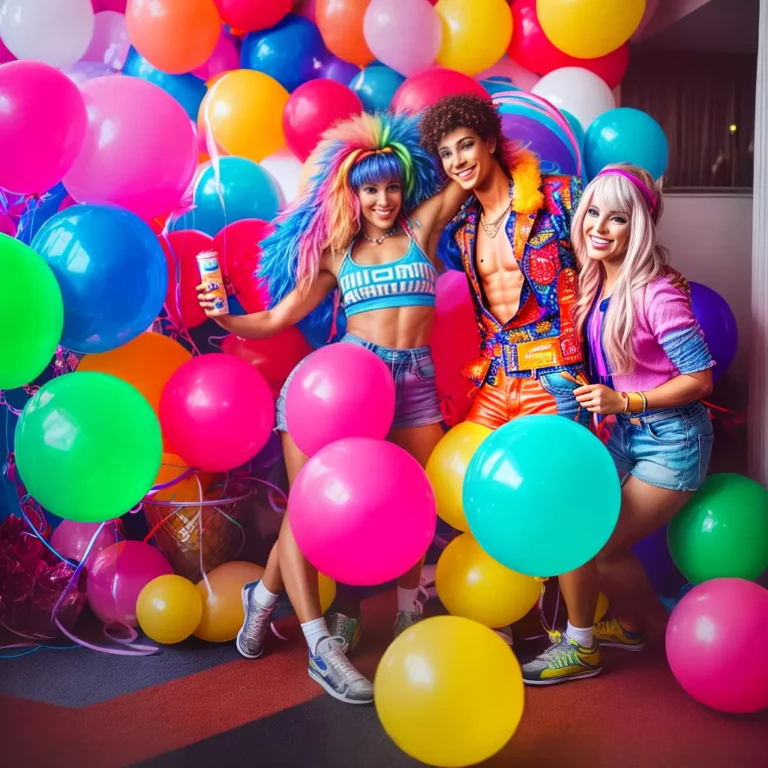 Como organizar uma festa temática dos anos 80 em um espaço pequeno
