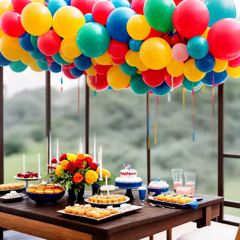 Como usar arranjos de balões para destacar elementos decorativos na festa