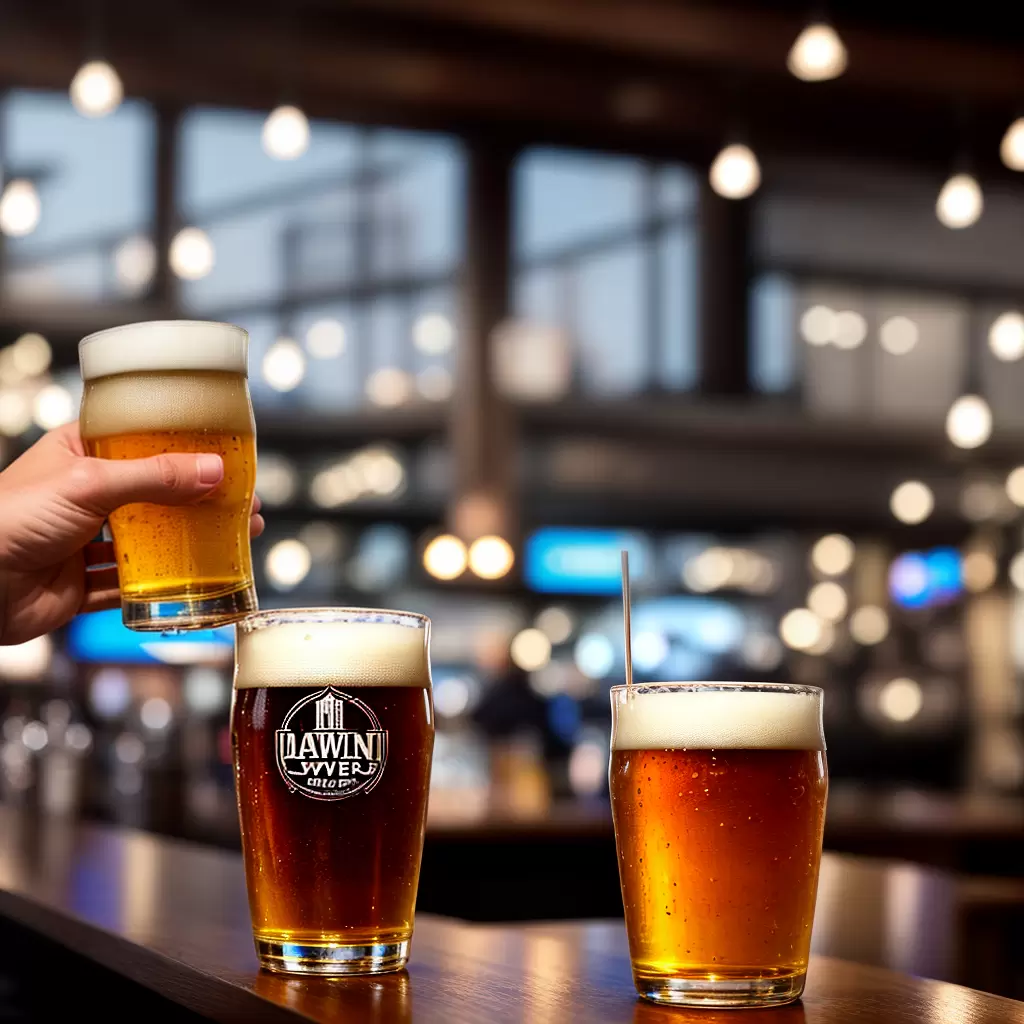 Fotos cerveja dourada cremosa torneira logo