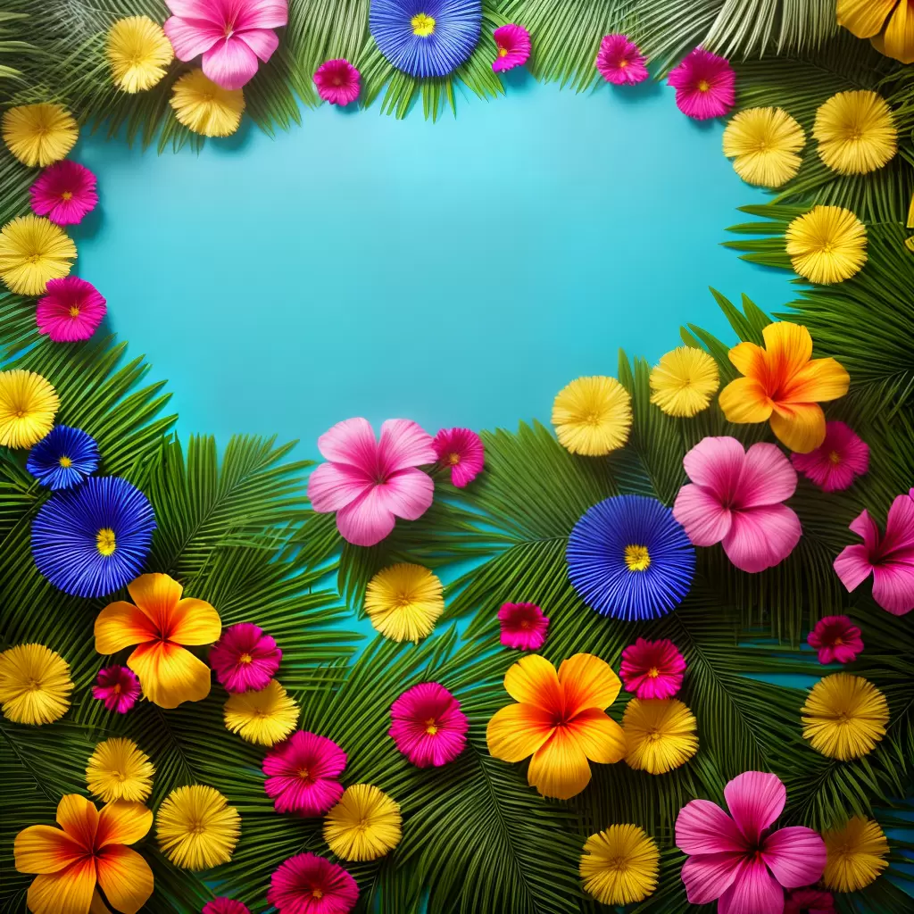 Fotos fundo folhas tropicais festa aloha