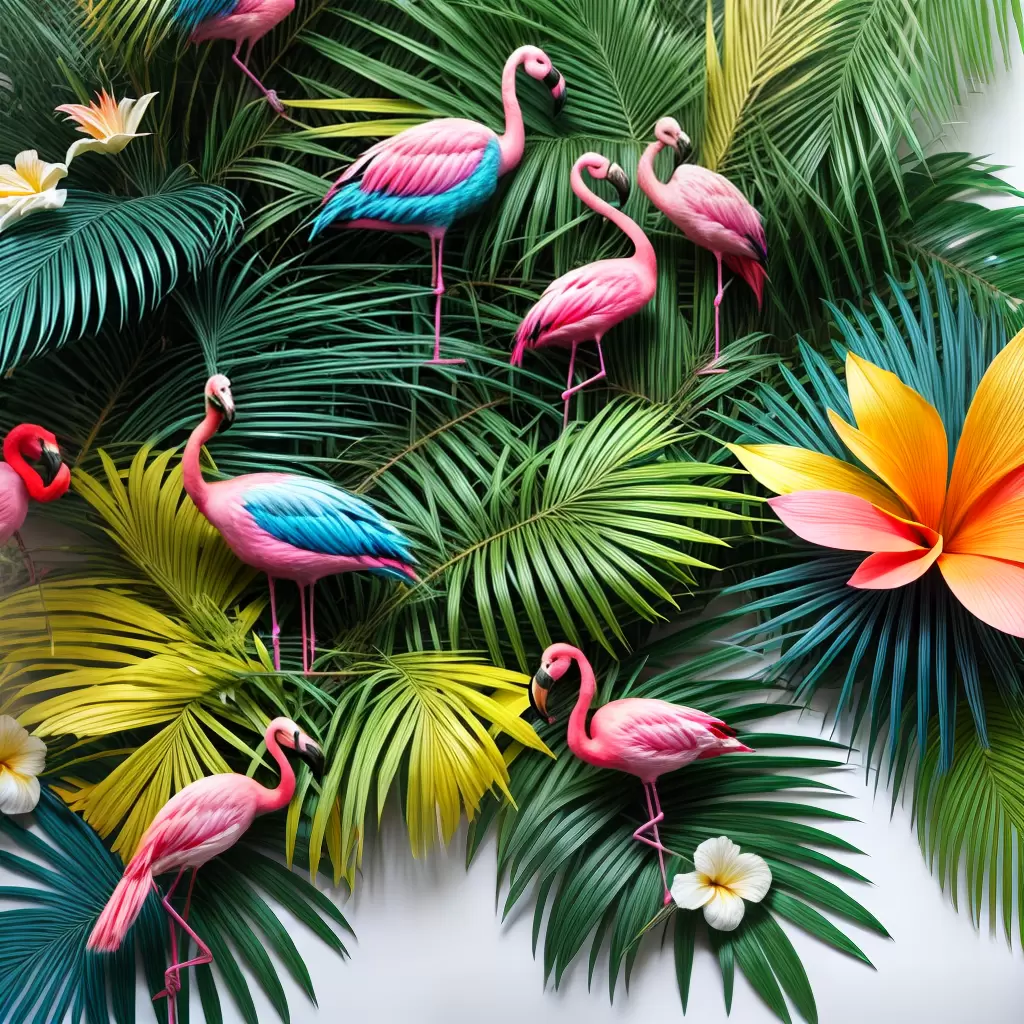 Fotos festa tropical decoracao flores coquetel