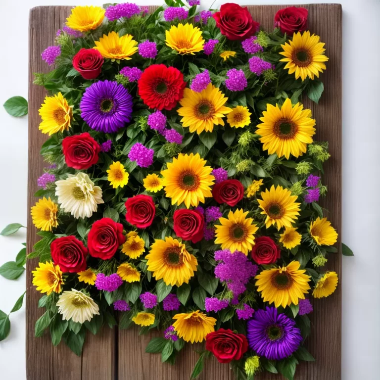 Painéis com flores para decoração de festas