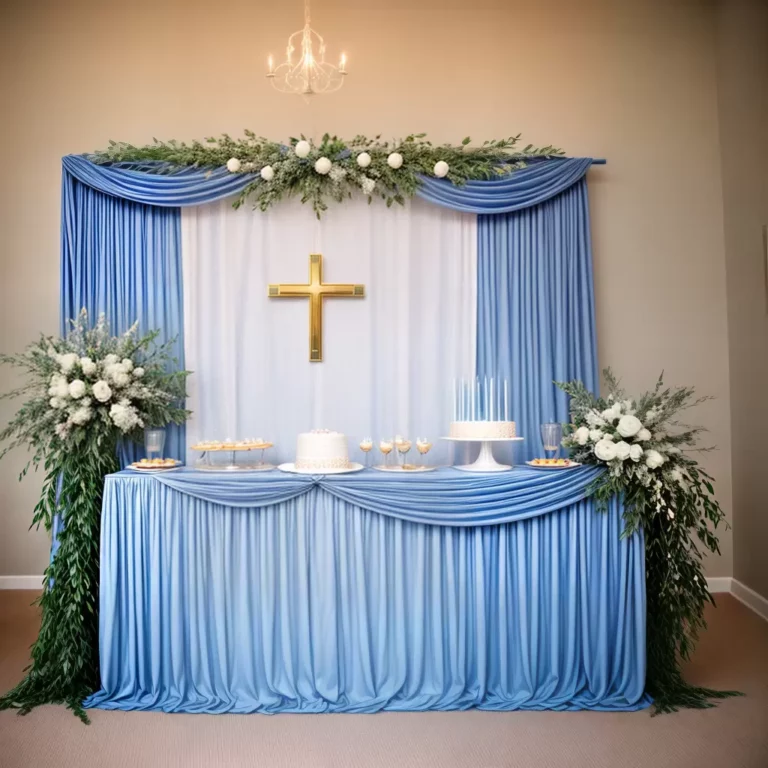 Painéis para festas de batizado: Criando um ambiente sereno