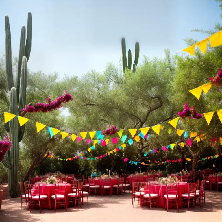 Como incorporar cactos na decoração de festa mexicana