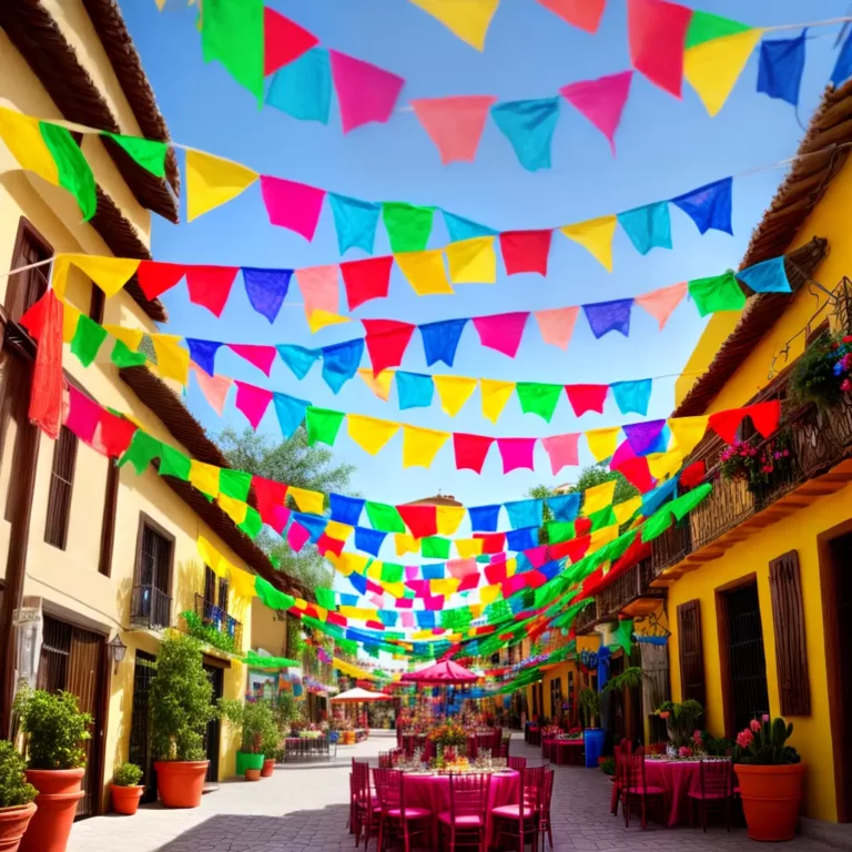 Festa mexicana: A decoração e a cultura local