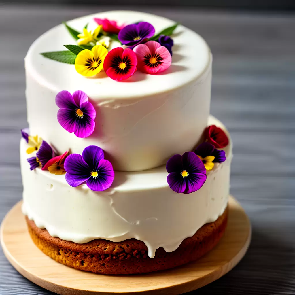 Como Decorar Um Bolo De Anivers rio Com Flores Comest veis como-decorar-um-bolo-de-anivers-rio-com-flores-comest-veis