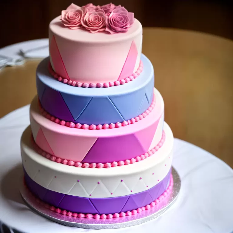 Como fazer um bolo de aniversário com decoração geométrica
