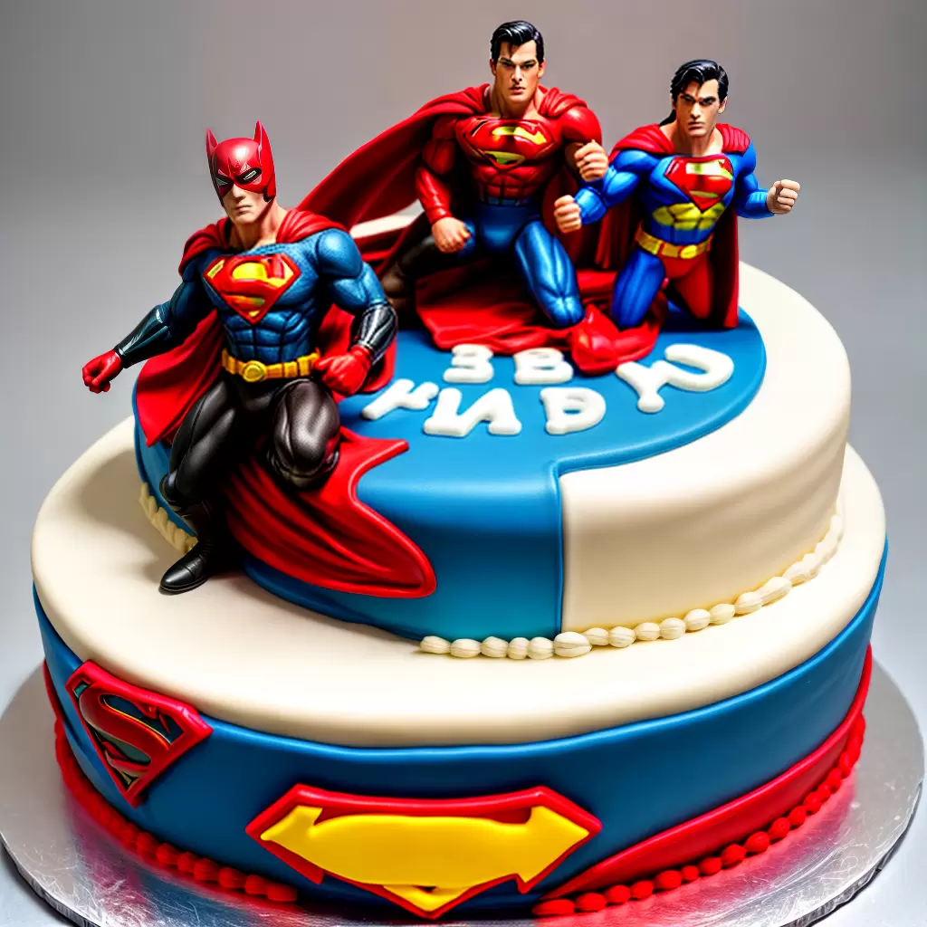 Fotos bolo super herois fondant aniversario